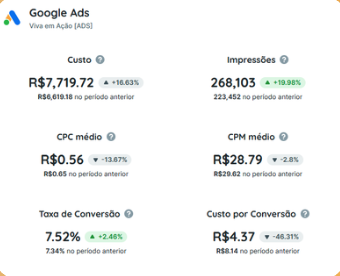 Print Google Ads Viva em Ação